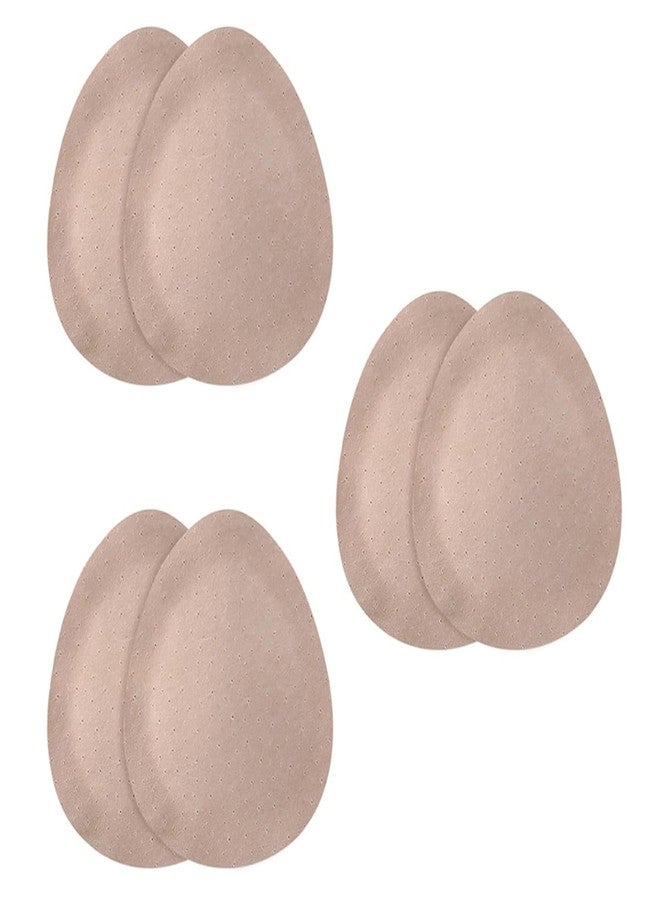 Xemz Leather Metatarsal Foot Pads, 3 Pairs Comfortable Metatarsal Pads Ball of Foot Cushions, Self-Adhesive Leather Foot Pads Forefoot Support Cushions for Mortons Neuroma Foot Pain Relief Protection Pads - Image 1